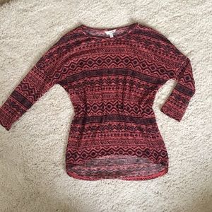 NWOT Quarter Sleeve Top